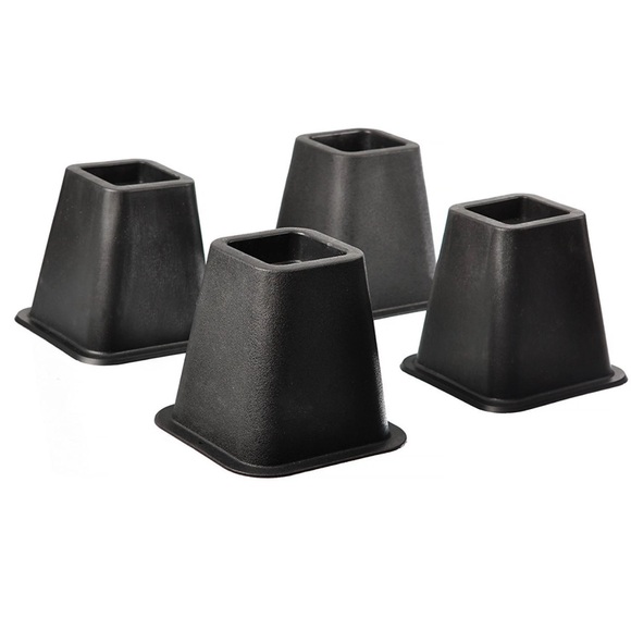 Other - Black Bed Risers Set of 4